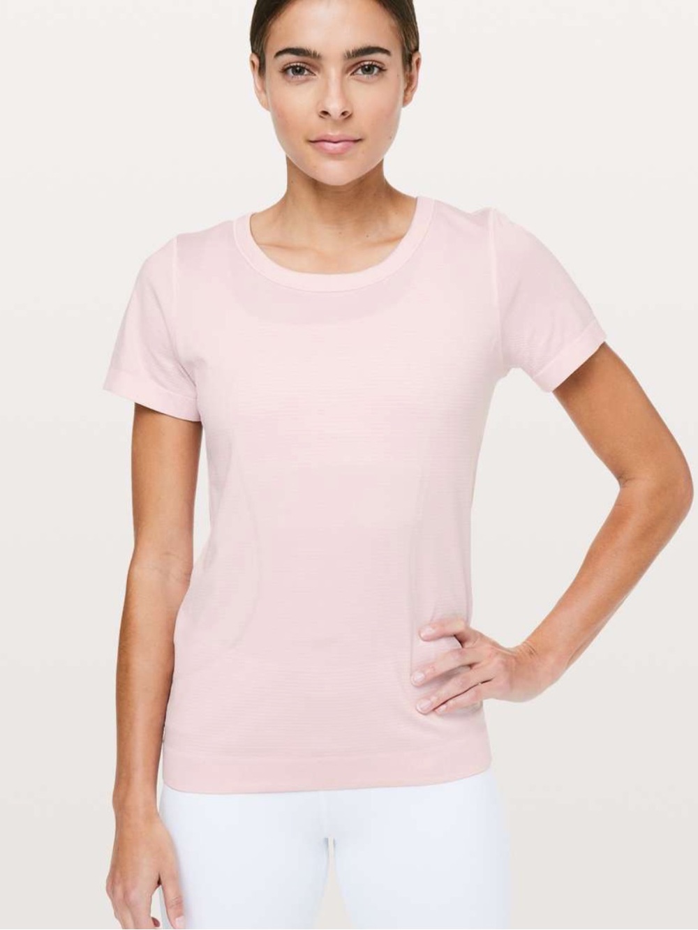 lululemon athletica Short Sleeve Tech Tee - Light Pink